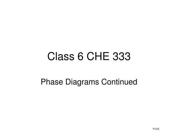 class 6 che 333