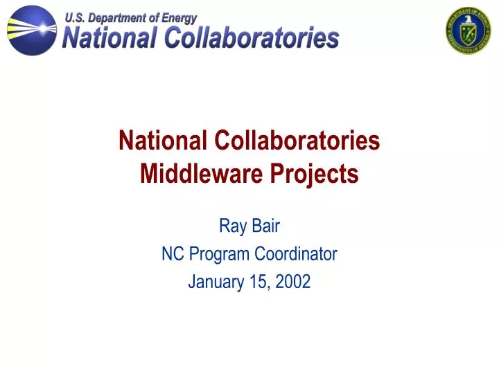 national collaboratories middleware projects