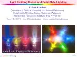Light Emitting Diodes and Solid-State Lighting - slide 1