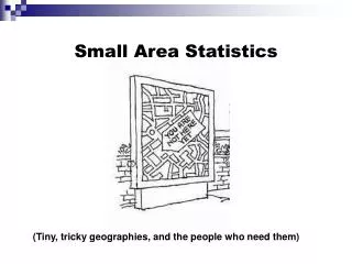 Small Area Statistics