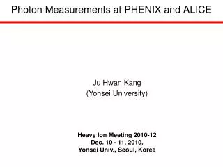 Photon Measurements at PHENIX and ALICE