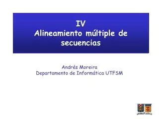 iv alineamiento m ltiple de secuencias