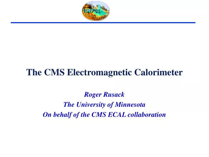 the cms electromagnetic calorimeter