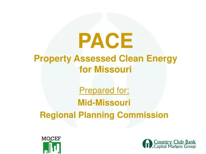 pace property assessed clean energy for missouri