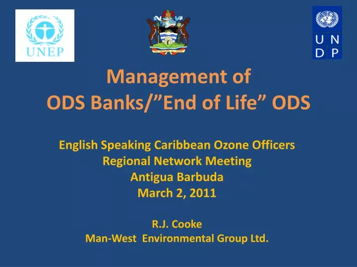 management of ods banks end of life ods
