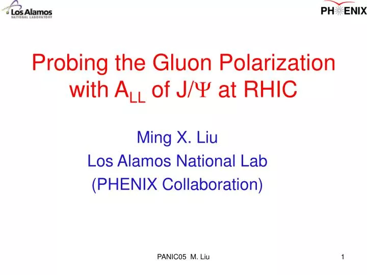 probing the gluon polarization with a ll of j at rhic