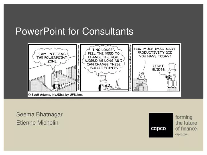 powerpoint for consultants