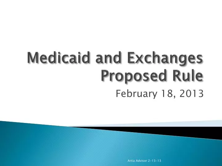 medicaid and exchanges proposed rule