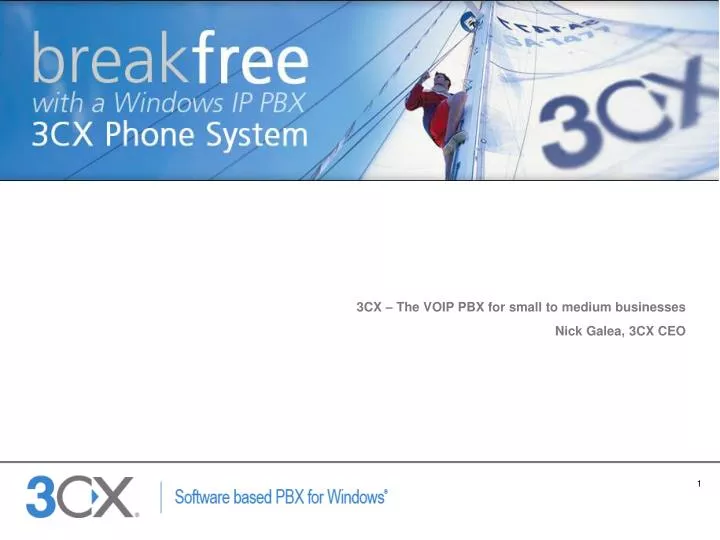 3cx the voip pbx for small to medium businesses nick galea 3cx ceo