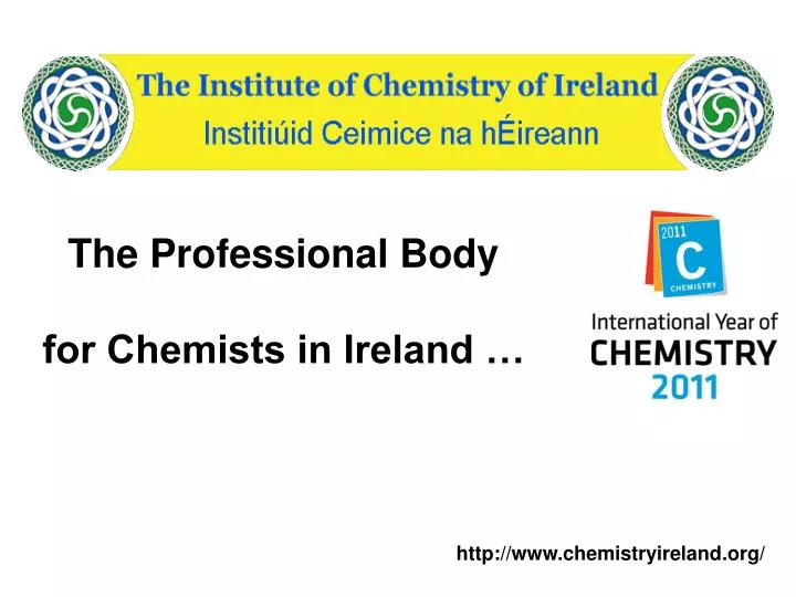 the professional body for chemists in ireland