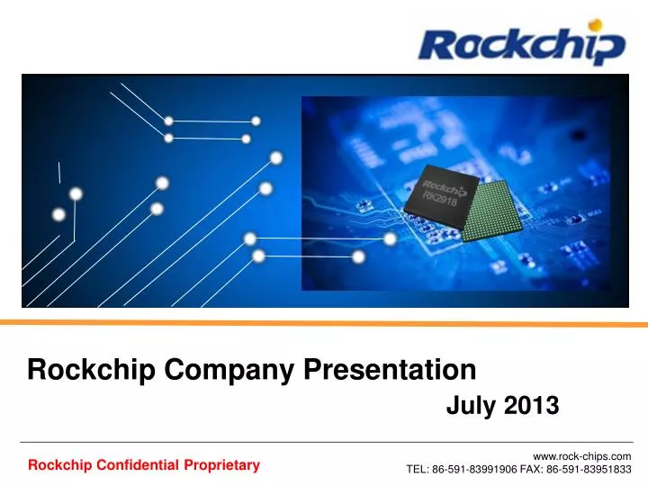 rockchip company presentation july 2013