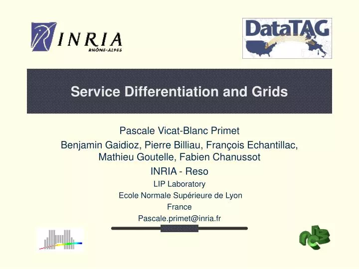 service differentiation and grids