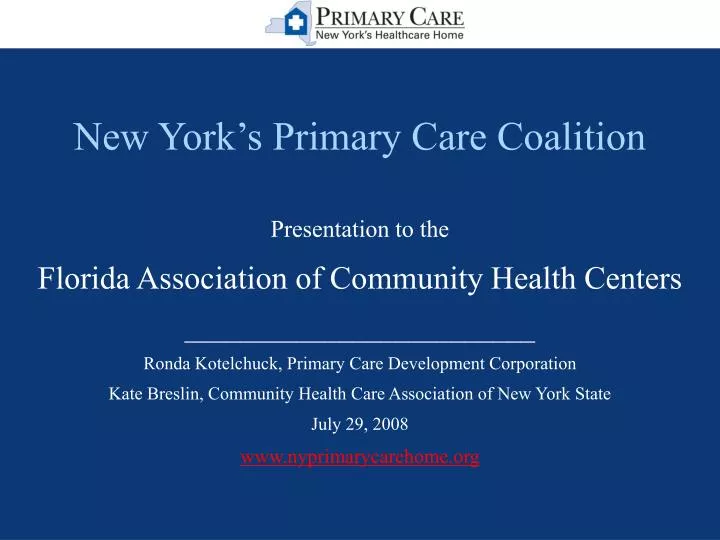 new york s primary care coalition