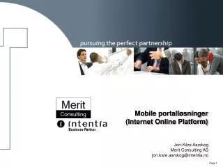 mobile portall sninger internet online platform