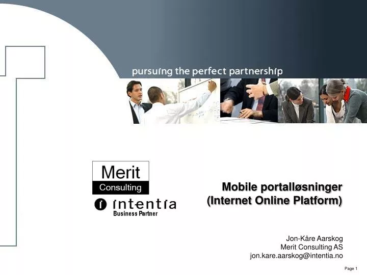 mobile portall sninger internet online platform