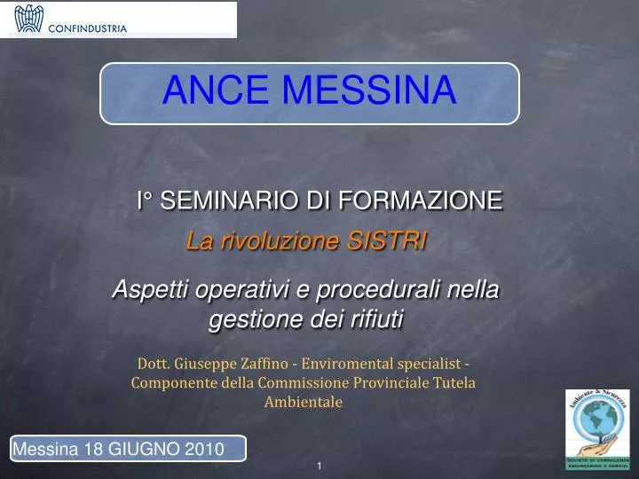 i seminario di formazione