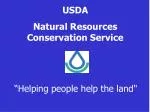 USDA Natural Resources Conservation Service - slide 1