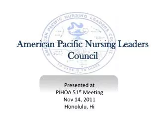 American Pacific Nursing Leaders Council