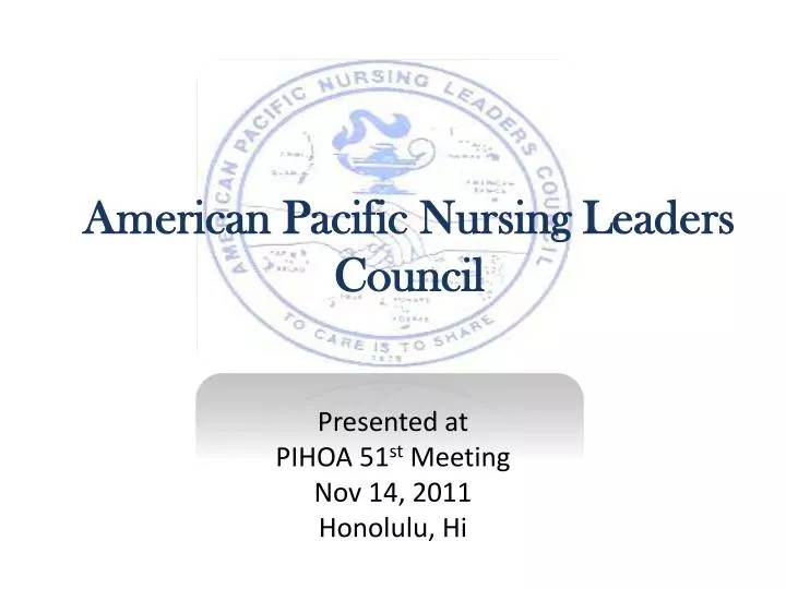 american pacific nursing leaders council