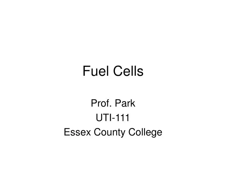 fuel cells