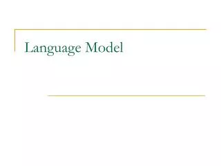 Language Model