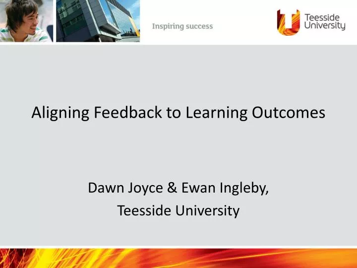 aligning feedback to learning outcomes