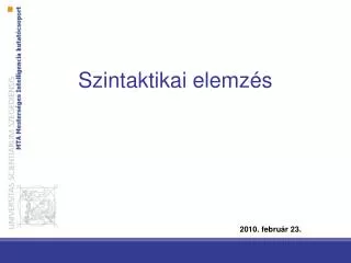 szintaktikai elemz s