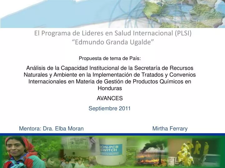 el programa de lideres en salud internacional plsi edmundo granda ugalde