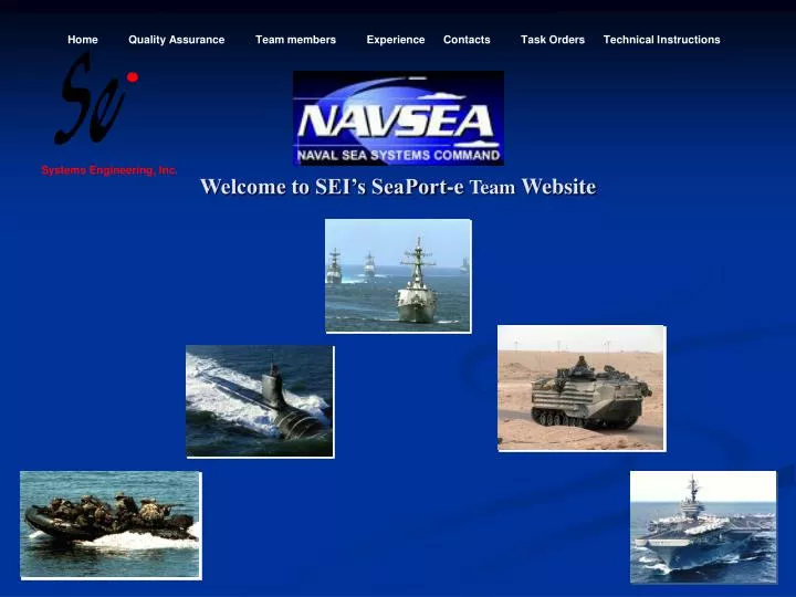 welcome to sei s seaport e team website