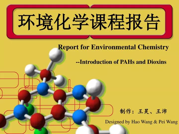 report for environmental chemistry
