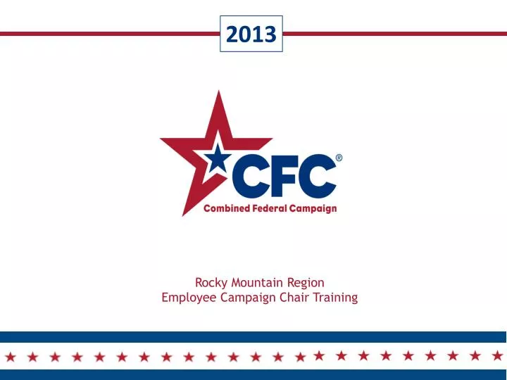 rocky mountain region employee campaign chair training