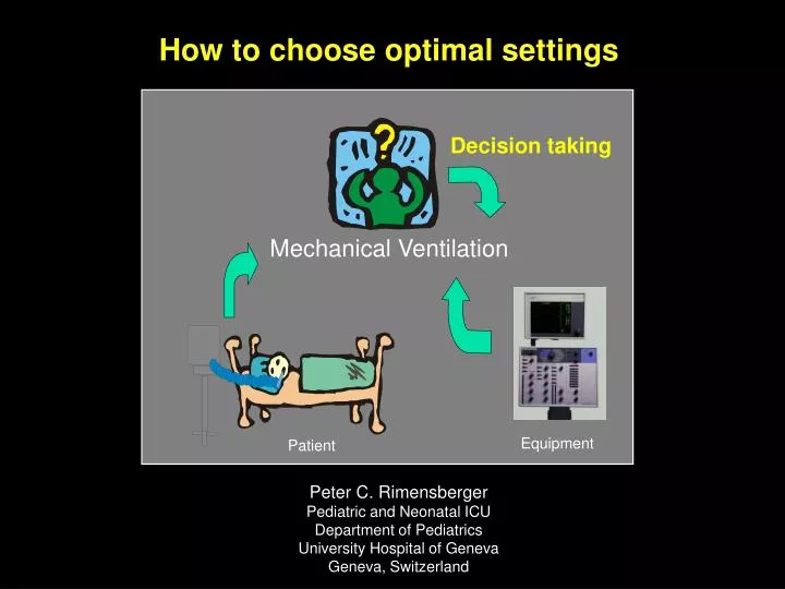 how to choose optimal settings