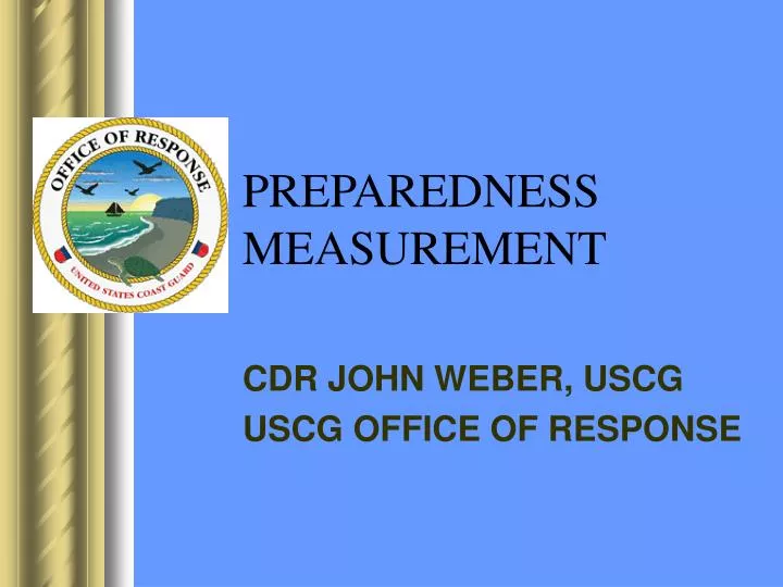 preparedness measurement