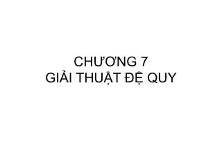 ch ng 7 gi i thu t quy