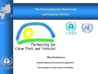 Elisa Dumitrescu United Nations Environment Programme/ Partnership for Clean Fuels and Vehicles