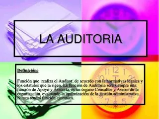 la auditoria