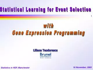 with Gene Expression Programming