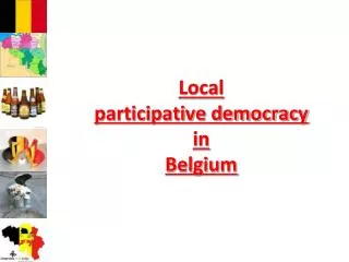 Local participative democracy in Belgium