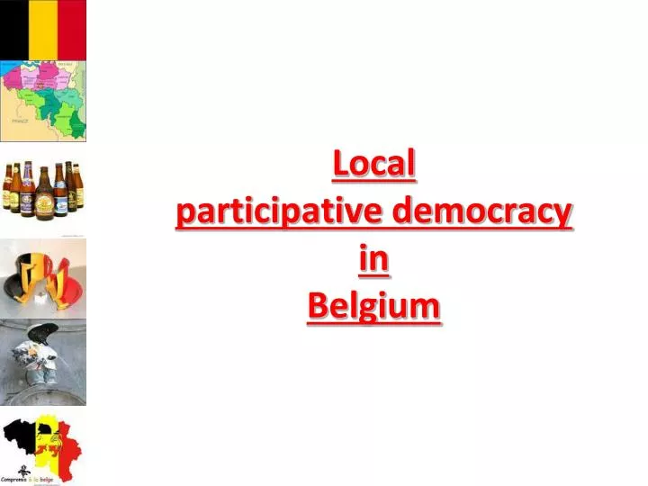 local participative democracy in belgium