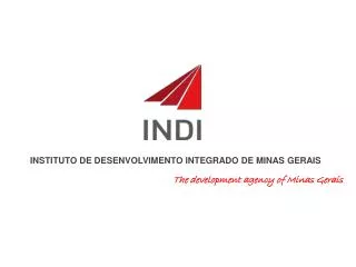 INSTITUTO DE DESENVOLVIMENTO INTEGRADO DE MINAS GERAIS