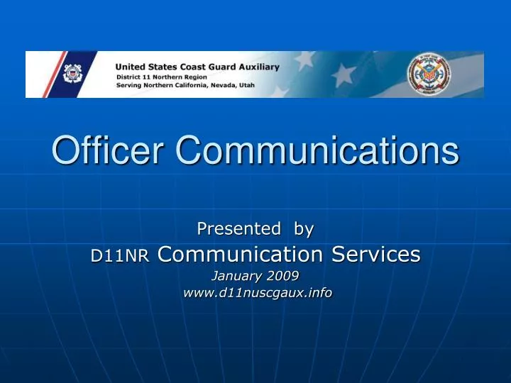 officer communications