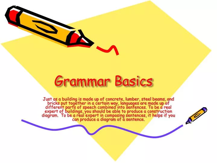 grammar basics