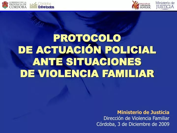 protocolo de actuaci n policial ante situaciones de violencia familiar