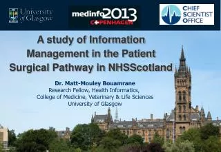 A study of Information Management in the Patient Surgical Pathway in NHSScotland
