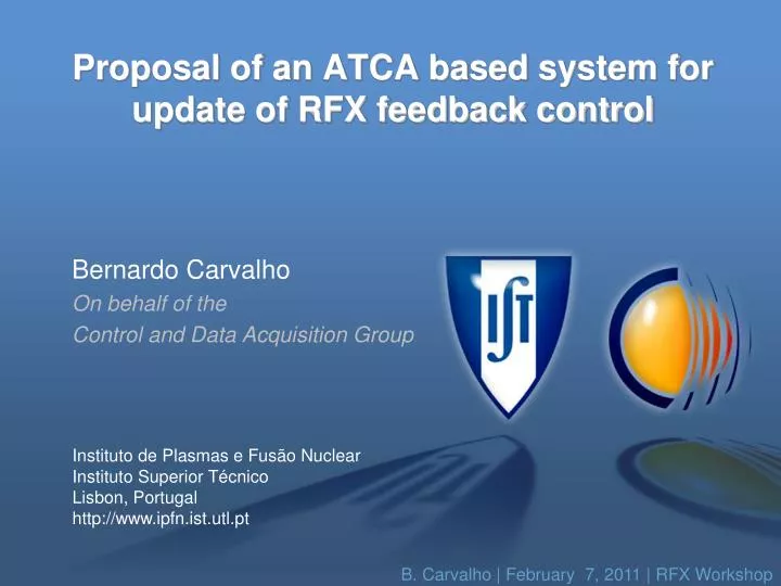 proposal of an atca based system for update of rfx feedback control