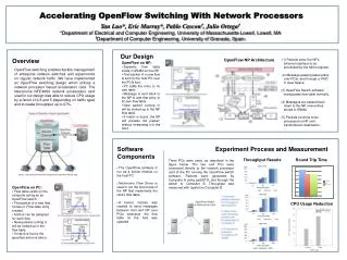 Accelerating OpenFlow Switching With Network Processors