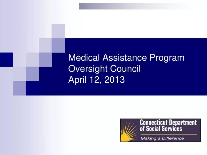 medical assistance program oversight council april 12 2013