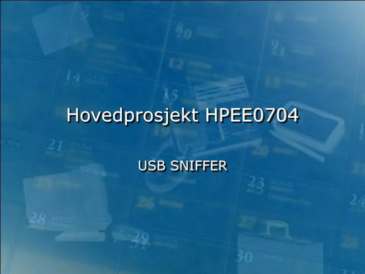 hovedprosjekt hpee0704