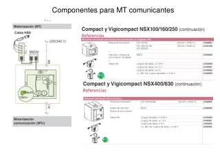 componentes para mt comunicantes