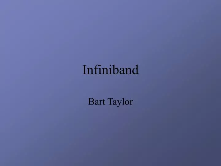 infiniband